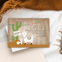 Lllama Mama + Baby Girl Diaper Raffle