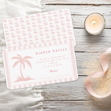 Lluvia de Pañales para Baby Shower 'Palmeras y Chu