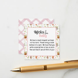 Tarjeta De Recepción Locally Grown Book for Baby Card