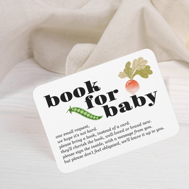 Tarjeta De Recepción Localmente cultivado | Libro Para Bebés Insertar | (Subido por el creador)