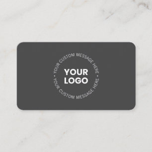 Tarjeta De Recepción Logotipo de empresa minimalista moderno/ cualquier