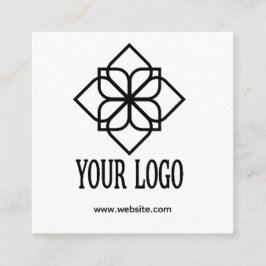 Tarjeta De Recepción Logotipo empresarial personalizado 