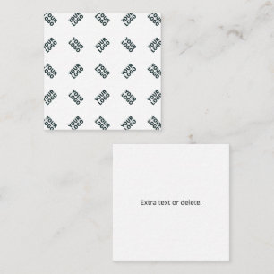 Tarjeta De Recepción Logotipo o patrón de imagen empresarial alternante