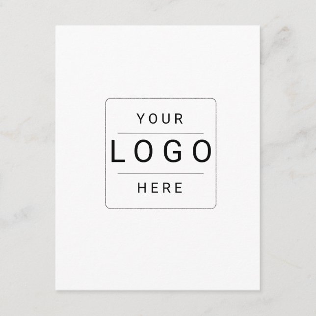 Tarjeta De Recepción Logotipo personalizado (Anverso)