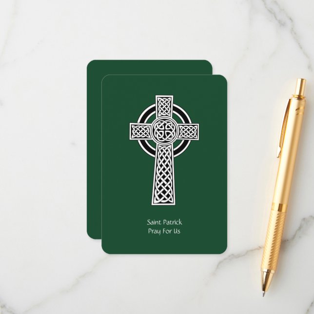 Tarjeta De Recepción Lorica de Saint Patrick Prayer (enmendada) (Anverso/Reverso In Situ)