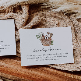 Tarjeta De Recepción Los agricultores comercializan ducha de novia sin