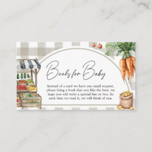 Tarjeta De Recepción Los agricultores comercializan libros cultivados l