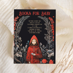 Tarjeta De Recepción Los encantados Libros De Capuchas Rojas Forestales