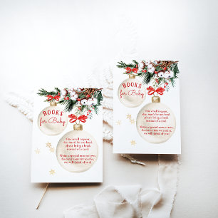 Tarjeta De Recepción Los libros de Navidades modernos de Merry Little B