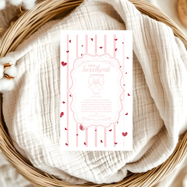 Tarjeta De Recepción Los libros de San Valentín para el bebé (Subido por el creador)