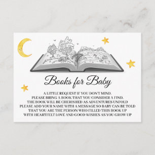 Tarjeta De Recepción Los libros del *~* para el bebé surgen las
