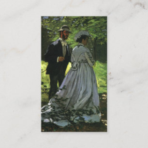 Tarjeta De Recepción Los Promenaders (Los paseantes) por Monet Boda