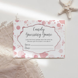 Tarjeta De Recepción Los puntos de la polka adivinan cuántos candados s