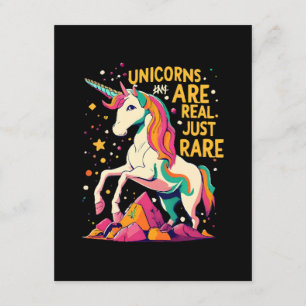 Tarjeta De Recepción Los unicornios son reales solo que raros