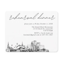 Louisville Boda Elegante Ensayo Cena