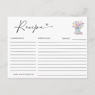 TARJETA DE RECEPCIÓN LOVE IN BLOOM BRIDAL SHOWER