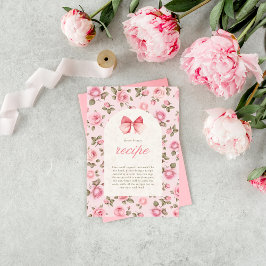 Tarjeta De Recepción Love Shack Fance Bridal Shower Recipe