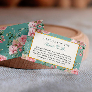 Tarjeta De Recepción Love Shack Fiance Tea Fiesta Bridal Shower Receta