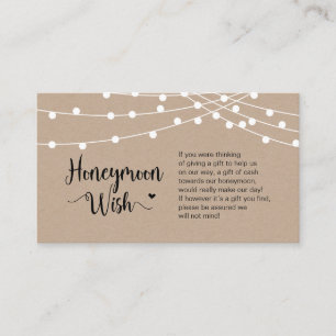 Tarjeta De Recepción Luces de cuerdas de granjas rusas, Kraft, deseo de