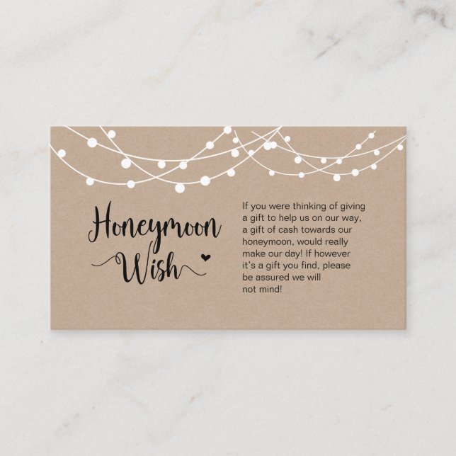 Tarjeta De Recepción Luces de cuerdas de granjas rusas, Kraft, deseo de (Anverso)