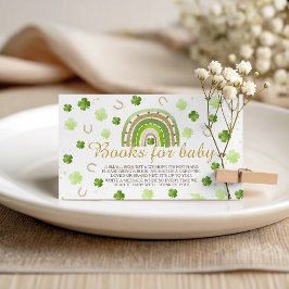 Tarjeta De Recepción Lucky Charm Books for Baby Card