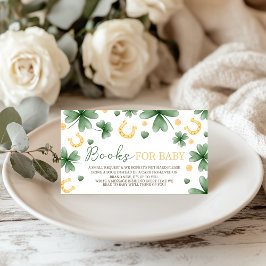 Tarjeta De Recepción Lucky Charm Books for Baby Card