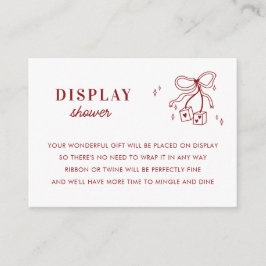 Tarjeta De Recepción Lucky in Love Vegas Casino Display Bridal Shower