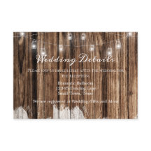 Madera Rústica y Faroles