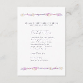 Tarjeta De Recepción Madre Bendición