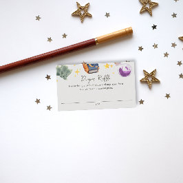 Tarjeta De Recepción Magic Baby Halloween Neu Diaper Raffle Baby Shower