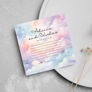 Tarjeta De Recepción Magic Clouds Sky Advice and Widal Shower