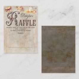 Tarjeta De Recepción Magical Spells Diaper Raffle Ticket