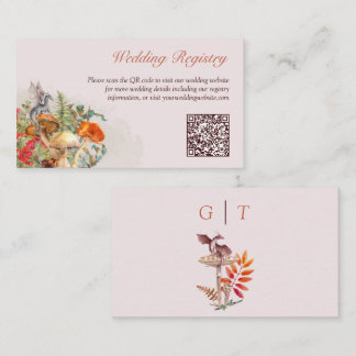 Tarjeta De Recepción Magick Mushrooms and Dragons Enclosure Card