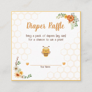 Tarjeta De Recepción Mamá Para Ser Baby Shower Diaper Raffle