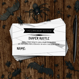 Tarjeta De Recepción Mamá para ser | Baby Shower Diaper Raffle de Hallo