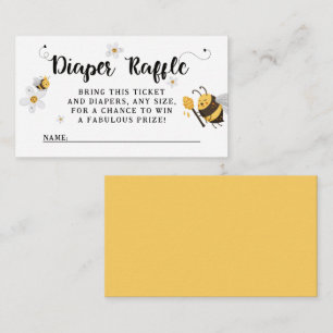 Tarjeta De Recepción Mama to Bee Bumblebee Baby Shower