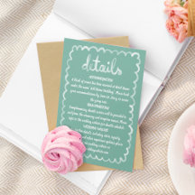 Mano caprichosa Marco blanco verde oliva ilustrado