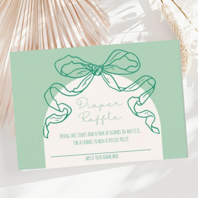 Tarjeta De Recepción Mano de sabio retro caprichoso dibujó Baby Shower (Subido por el creador)