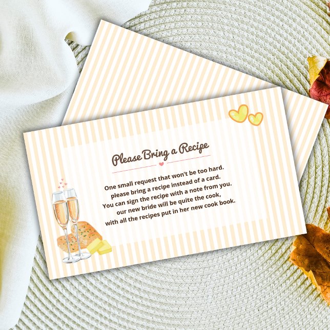 Tarjeta De Recepción Mantequilla junta, por favor, traiga la receta (Subido por el creador)