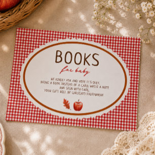 Tarjeta De Recepción Manzana De Nuestros Ojos Libros Para Bebé Cumple D