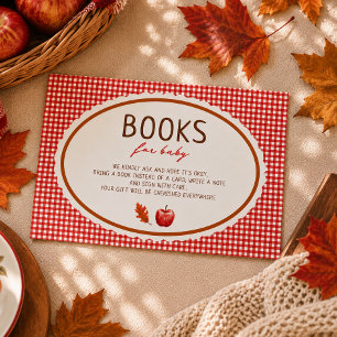 Tarjeta De Recepción Manzana De Nuestros Ojos Libros Para Bebé Cumple D