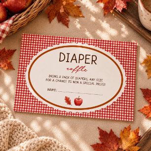 Tarjeta De Recepción Manzana De Nuestros Ojos Otoño Fiesta De Bebé LIBR