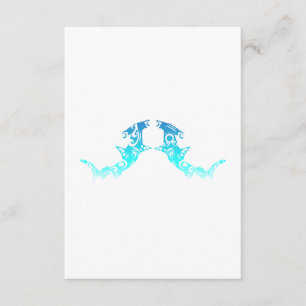 Tarjeta De Recepción Maori Hammerhead Shark Couple Tribal - Idea de reg