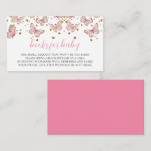 Mariposa Rosa y Dorada | Libros para Bebé Insert