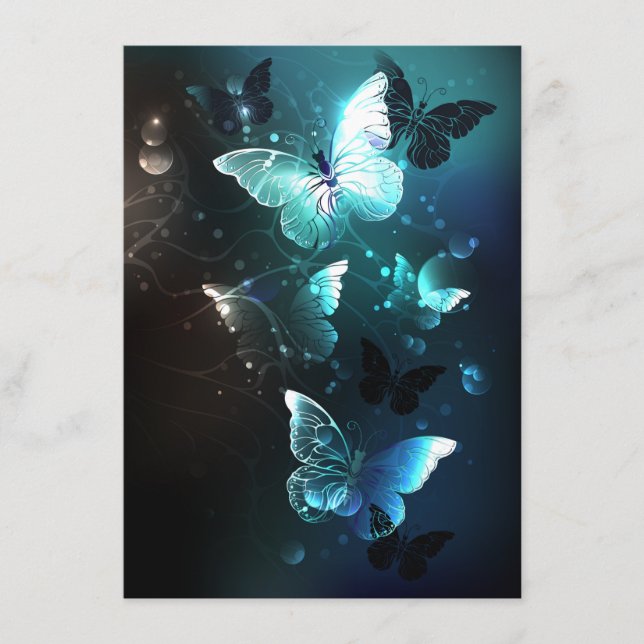 Tarjeta De Recepción Mariposas nocturnas (Anverso)