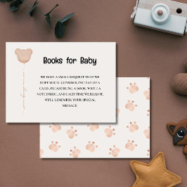 Tarjeta De Recepción Marrón lindo que podemos esperar bebe ducha bebé