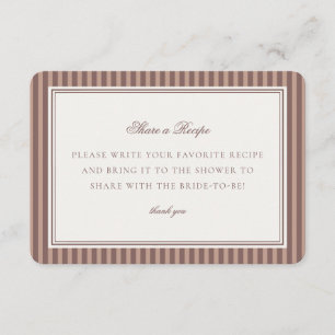 Tarjeta De Recepción Martini de Espresso Amor Brewing Compartir Receta 