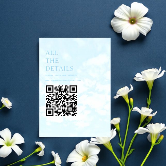 Tarjeta De Recepción Match Made In Heaven Wedding Details  (Subido por el creador)