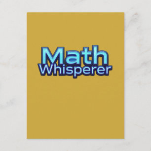 Tarjeta De Recepción Math Whispere