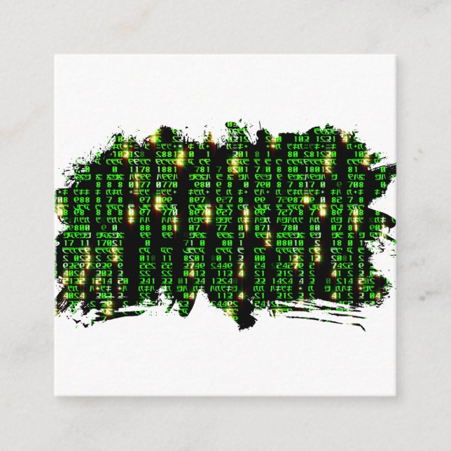 Tarjeta De Recepción Matriz de código (Anverso)